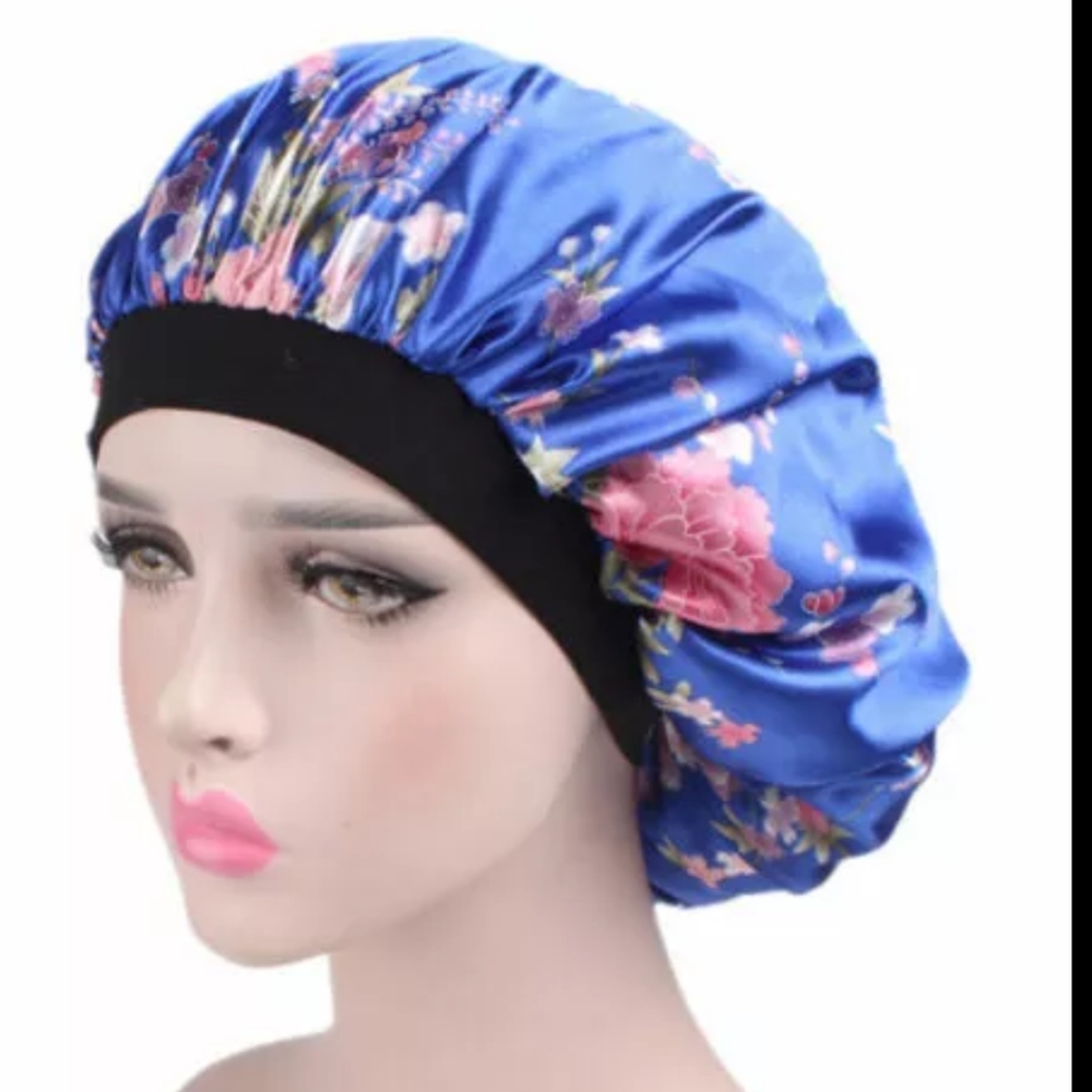 Silk satin Hair Cap Hair Cover bonnet